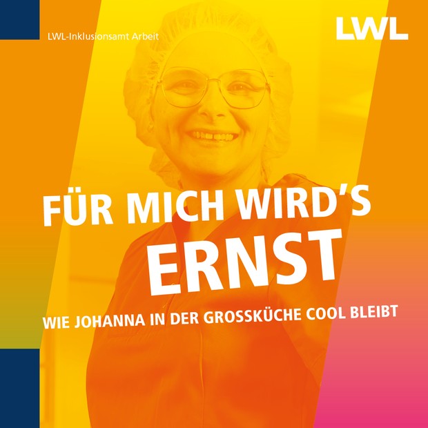 "Für mich wird's ernst" Eine junge Frau mit Brille und einer Küchenhaube lächelt in die Kamera. "Für mich wird's ernst" Eine junge Frau mit Brille und einer Küchenhaube lächelt in die Kamera.